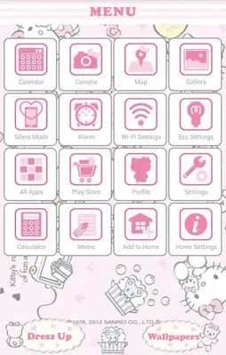 Hello Kitty Launcher Baby Bear android App screenshot 2