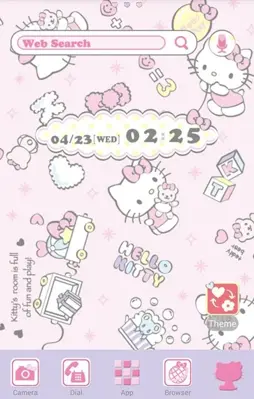 Hello Kitty Launcher Baby Bear android App screenshot 3