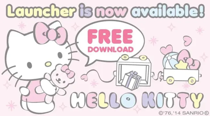 Hello Kitty Launcher Baby Bear android App screenshot 4